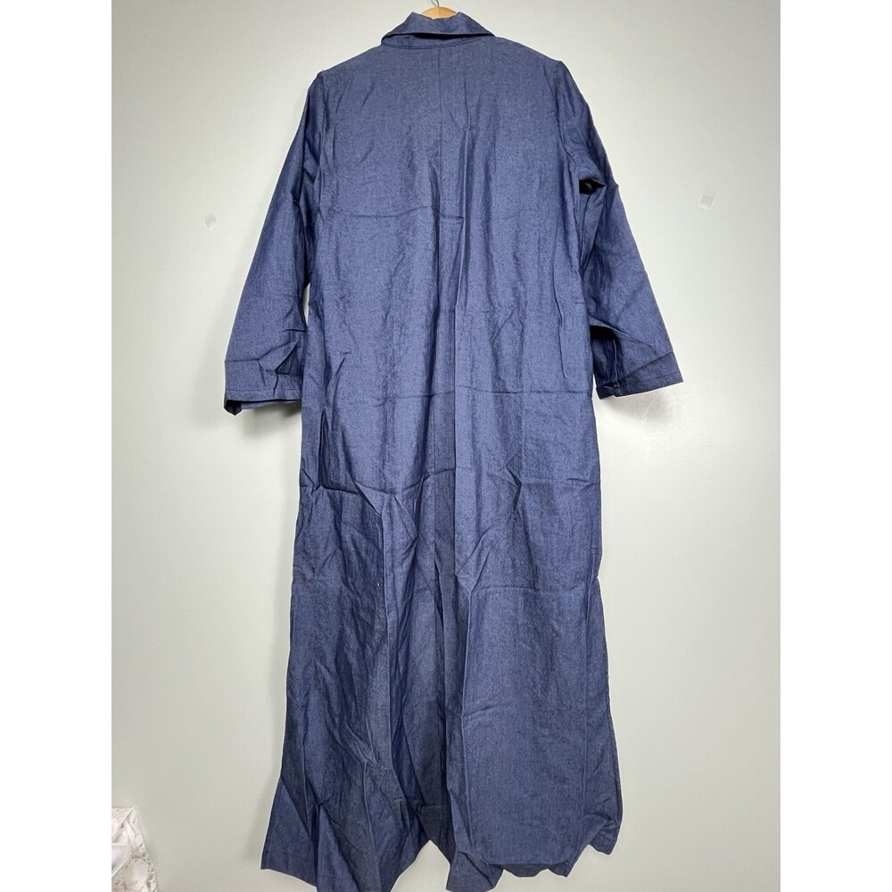 NWT Vonda‎ Women’s Size XL Maxi Dress Denim Blue Boho Beach Party - Picture 8 of 14